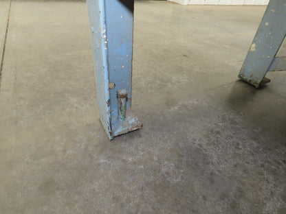 Vintage Precision Steel Welding Layout Table 109x48" Cast Iron 1-1/2" Thick Top