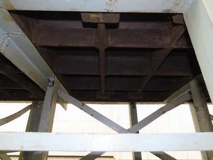 Vintage Precision Steel Welding Layout Table 109x48" Cast Iron 1-1/2" Thick Top