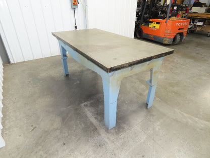 Vintage Precision Steel Welding Layout Table 72x36" Cast Iron 1-11/16" Thick Top