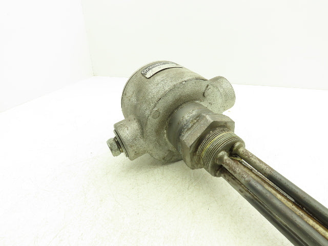 Chromalox ARMT0-2205E2T2 Immersion Heater Element 2kw 120V 1PH 2"NPT 19"L