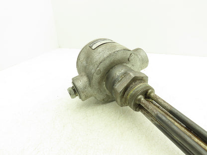 Chromalox ARMT0-2205E2T2 Immersion Heater Element 2kw 120V 1PH 2"NPT 19"L