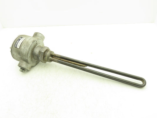 Chromalox ARMT0-2205E2T2 Immersion Heater Element 2kw 120V 1PH 2"NPT 19"L