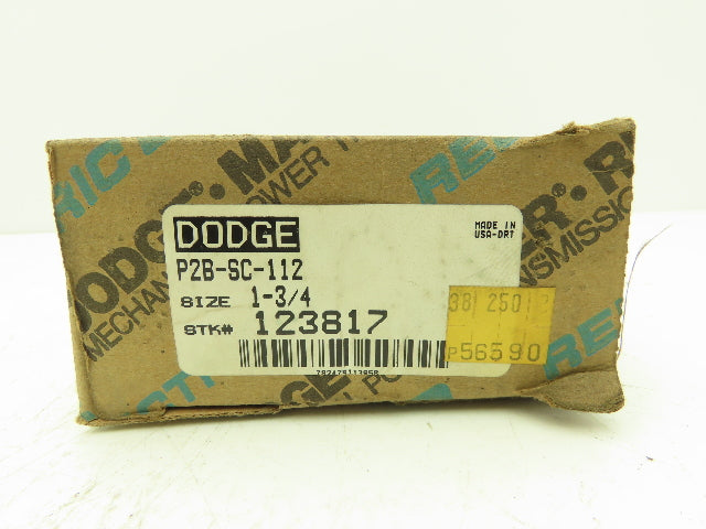 Dodge P2B-SC-112 Pillow Block Bearing 1-3/4" Bore Bearing Insert 209