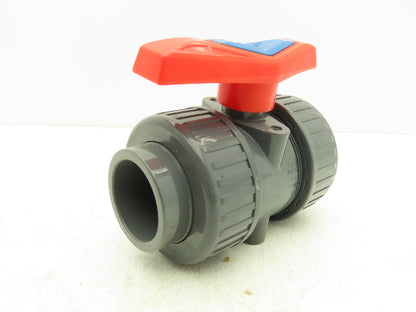 Simtech VBXV208  2" PVC Ball Valve Socket/Threaded Fittings True Union  Lot of 3