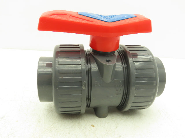 Simtech VBXV208  2" PVC Ball Valve Socket/Threaded Fittings True Union  Lot of 3