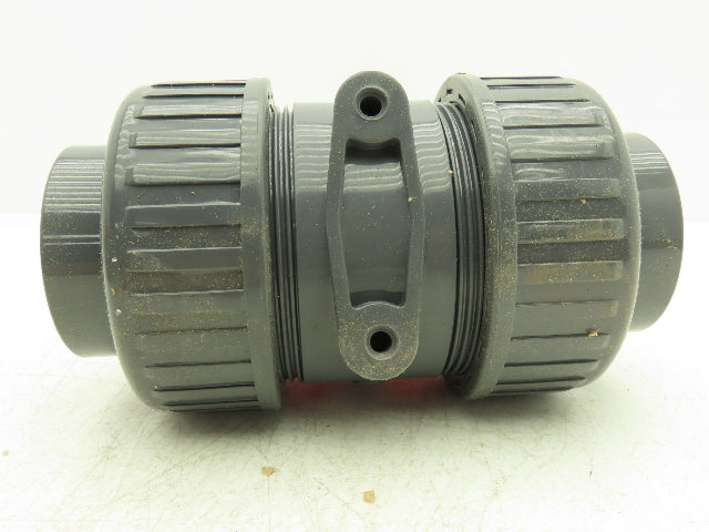 Simtech VBXV208  2" PVC Ball Valve Socket/Threaded Fittings True Union  Lot of 3