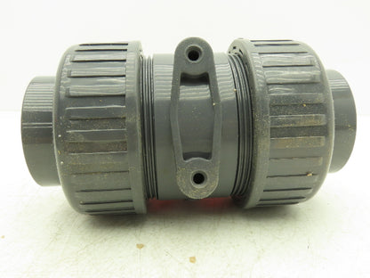 Simtech VBXV208  2" PVC Ball Valve Socket/Threaded Fittings True Union  Lot of 3