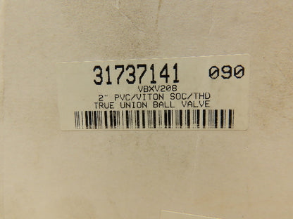 Simtech VBXV208  2" PVC Ball Valve Socket/Threaded Fittings True Union  Lot of 3