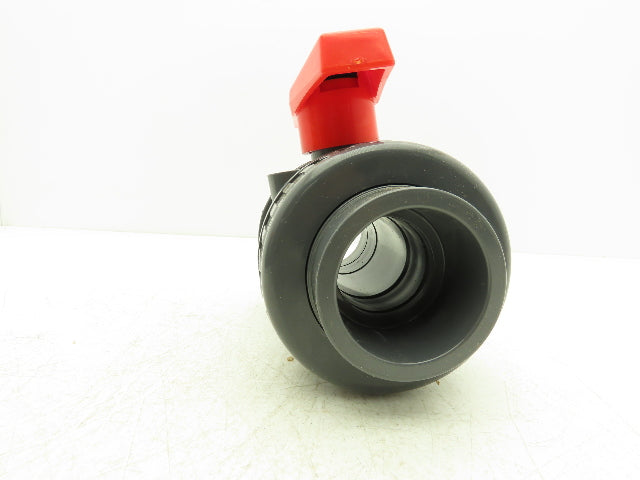 Simtech VBXV208  2" PVC Ball Valve Socket/Threaded Fittings True Union  Lot of 3