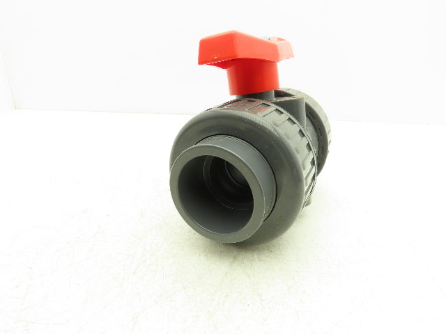 Simtech VBXV208  2" PVC Ball Valve Socket/Threaded Fittings True Union  Lot of 3