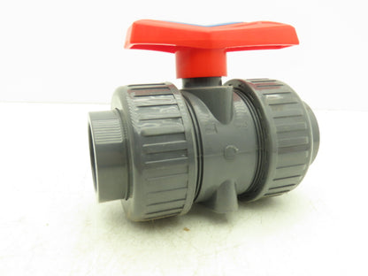 Simtech VBXV208  2" PVC Ball Valve Socket/Threaded Fittings True Union  Lot of 3