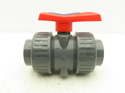 Simtech VBXV208  2" PVC Ball Valve Socket/Threaded Fittings True Union  Lot of 3