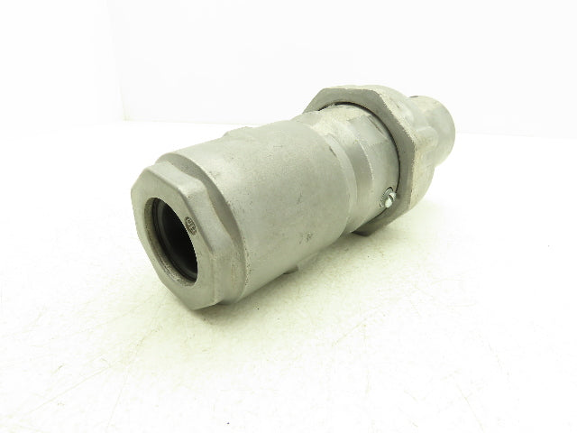 Crouse Hinds APJ 10487 Arktite Electrical Plug Male 100A 600VAC 250VDC Haz Loc