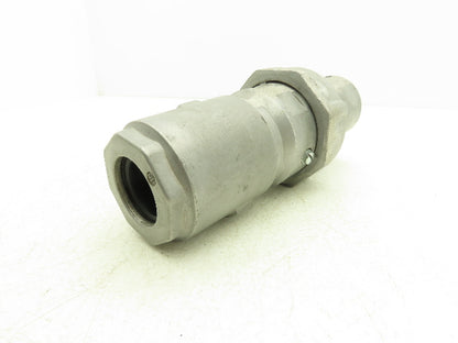 Crouse Hinds APJ 10487 Arktite Electrical Plug Male 100A 600VAC 250VDC Haz Loc