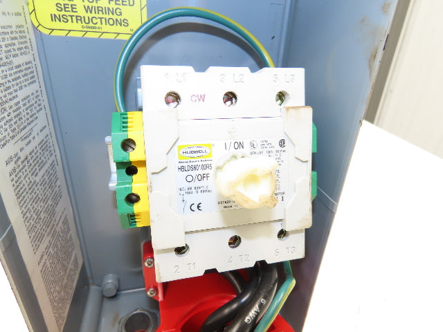 Hubbell HBL460MI7W Circuit-Lock Pin & Sleeve Female Interlock Plug 60A 480V 30HP