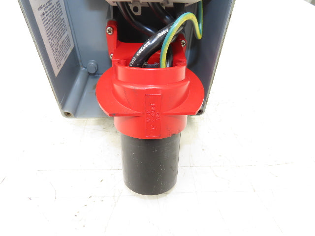 Hubbell HBL460MI7W Circuit-Lock Pin & Sleeve Female Interlock Plug 60A 480V 30HP