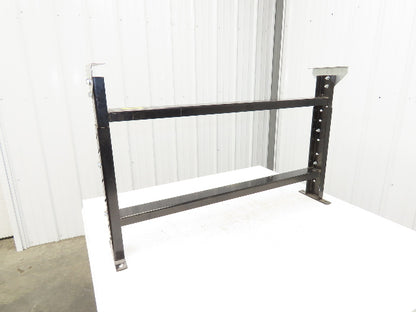 Roach MD-6  42"W Conveyor Leg Floor Support Adj Height 24-5/8" to 29-5/8" Black