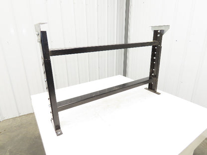 Roach MD-6  42"W Conveyor Leg Floor Support Adj Height 24-5/8" to 29-5/8" Black