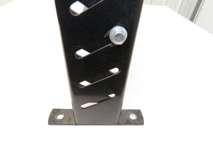 Roach MD-6  42"W Conveyor Leg Floor Support Adj Height 24-5/8" to 29-5/8" Black