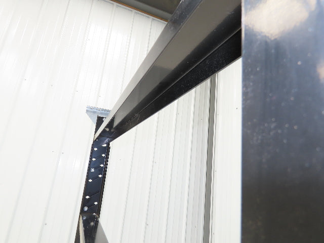 Roach MD-6  42"W Conveyor Leg Floor Support Adj Height 24-5/8" to 29-5/8" Black