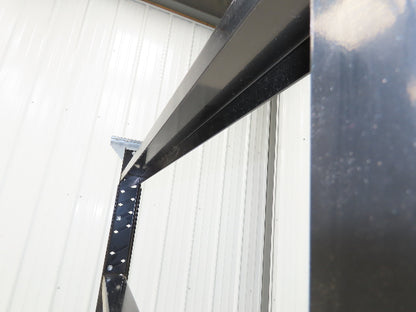 Roach MD-6  42"W Conveyor Leg Floor Support Adj Height 24-5/8" to 29-5/8" Black