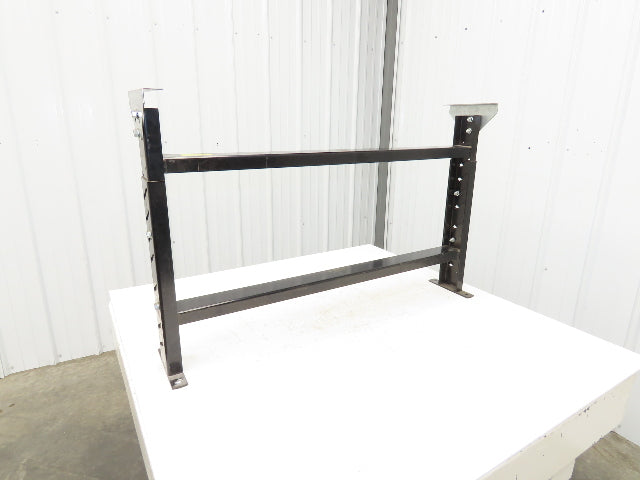 Roach MD-6  42"W Conveyor Leg Floor Support Adj Height 24-5/8" to 29-5/8" Black