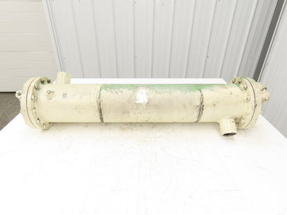 Taisei Kogyo FSF Oiler Cooler Shell & Tube Heat Exchanger 4-Pass 850mm x 160mm