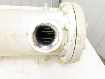 Taisei Kogyo FSF Oiler Cooler Shell & Tube Heat Exchanger 4-Pass 850mm x 160mm