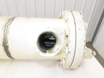 Taisei Kogyo FSF Oiler Cooler Shell & Tube Heat Exchanger 4-Pass 850mm x 160mm