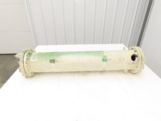 Taisei Kogyo FSF Oiler Cooler Shell & Tube Heat Exchanger 4-Pass 850mm x 160mm