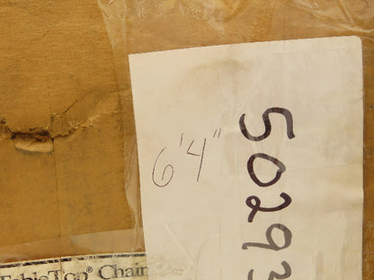 Rexnord LF882TAB12  12" TableTop Conveyor Chain Side-Flex 6' 4"L Tan