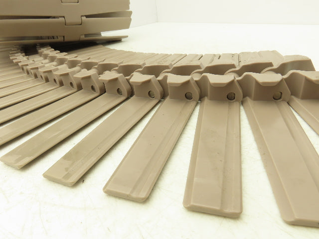 Rexnord LF882TAB12  12" TableTop Conveyor Chain Side-Flex 6' 4"L Tan