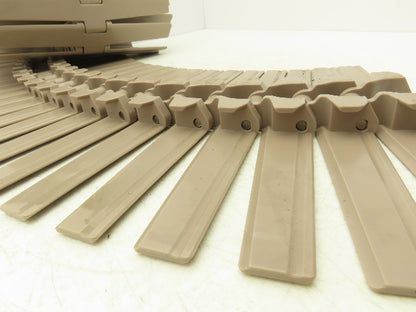 Rexnord LF882TAB12  12" TableTop Conveyor Chain Side-Flex 6' 4"L Tan