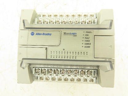 Allen Bradley 1762-L24BWAR MicroLogix 1200 PLC Controller I/O Module Ser C Rev I
