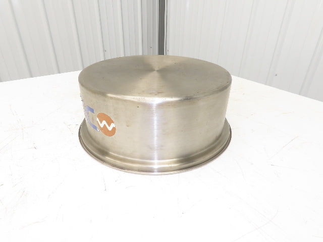 AEC Stainless Hopper Vacuum Receiver Bin Top 14x6" Size 3" Inlet 15" Screen