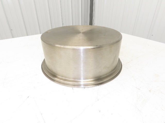 AEC Stainless Hopper Vacuum Receiver Bin Top 14x6" Size 3" Inlet 15" Screen