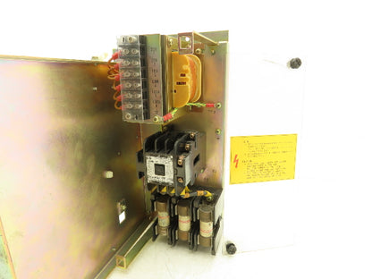Fanuc LTD A14B-0076-B357 Power Input Unit & Servo Add On Module Missing Cover