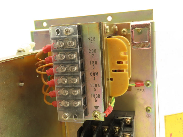 Fanuc LTD A14B-0076-B357 Power Input Unit & Servo Add On Module Missing Cover