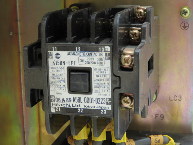 Fanuc LTD A14B-0076-B357 Power Input Unit & Servo Add On Module Missing Cover