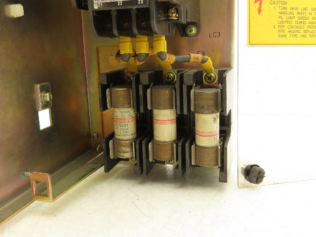 Fanuc LTD A14B-0076-B357 Power Input Unit & Servo Add On Module Missing Cover