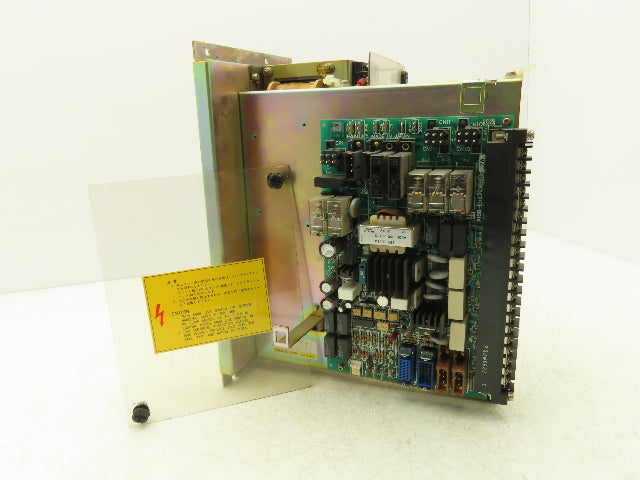 Fanuc LTD A14B-0076-B357 Power Input Unit & Servo Add On Module Missing Cover