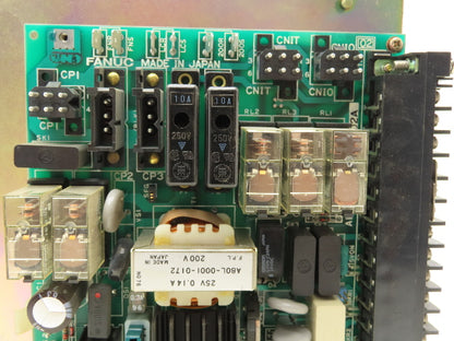 Fanuc LTD A14B-0076-B357 Power Input Unit & Servo Add On Module Missing Cover