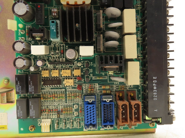 Fanuc LTD A14B-0076-B357 Power Input Unit & Servo Add On Module Missing Cover