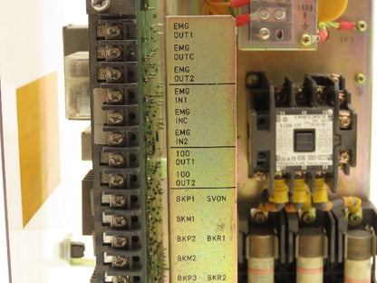 Fanuc LTD A14B-0076-B357 Power Input Unit & Servo Add On Module Missing Cover