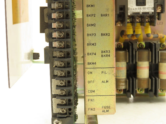 Fanuc LTD A14B-0076-B357 Power Input Unit & Servo Add On Module Missing Cover