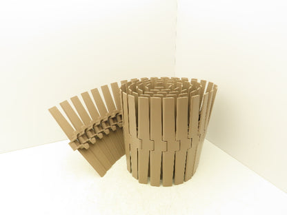 MCC Rexnord HDF 1200 XL  12" TableTop Conveyor Chain Side-Flex 10'L Tan