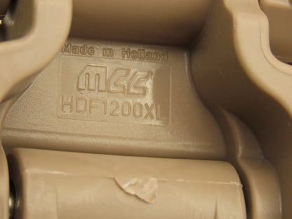 MCC Rexnord HDF 1200 XL  12" TableTop Conveyor Chain Side-Flex 10'L Tan