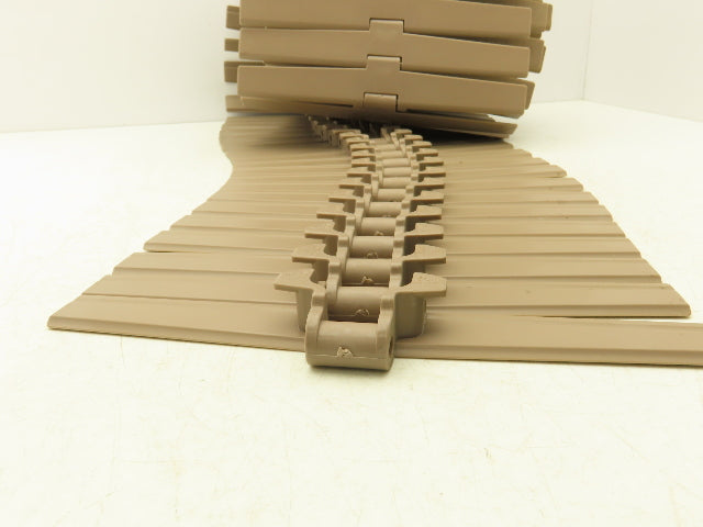 MCC Rexnord HDF 1200 XL  12" TableTop Conveyor Chain Side-Flex 10'L Tan