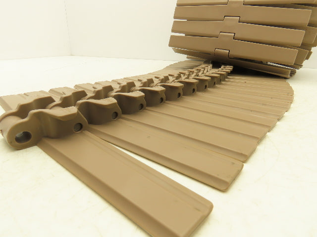 MCC Rexnord HDF 1200 XL  12" TableTop Conveyor Chain Side-Flex 10'L Tan