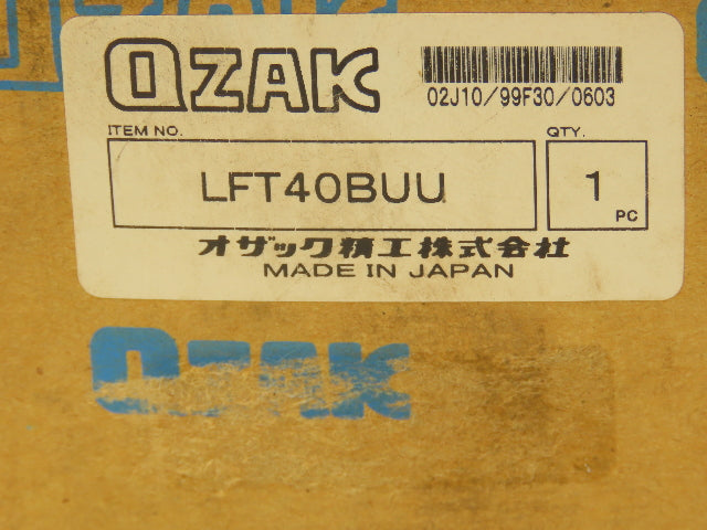 OZAK LFT40BUU Flange Linear Bearing 40mm-ID x 60mm-OD x 80mm-L 4 Bolt Flange